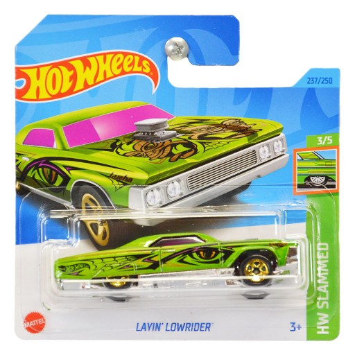 HORÚCE KOLESÁ AUTO LAYIN' LOWRIDER ZELENÉ