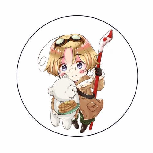 Anime Hetalia Canada 58 mm špendlík