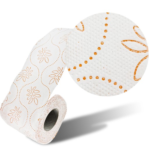 Veľmi jemný toaletný papier! 3 vrstva biela