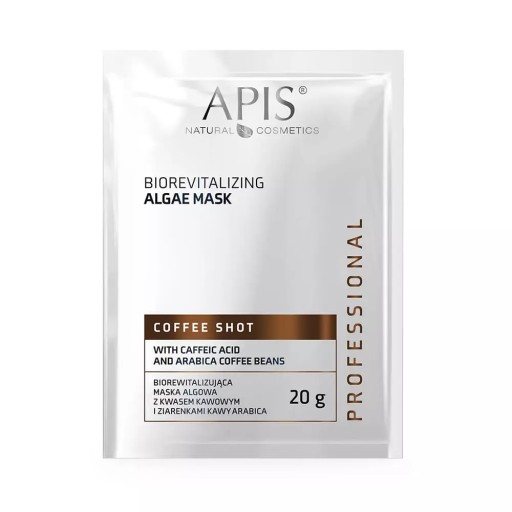 APIS COFFEE maska na riasy s kyselinou kávovou a kávou