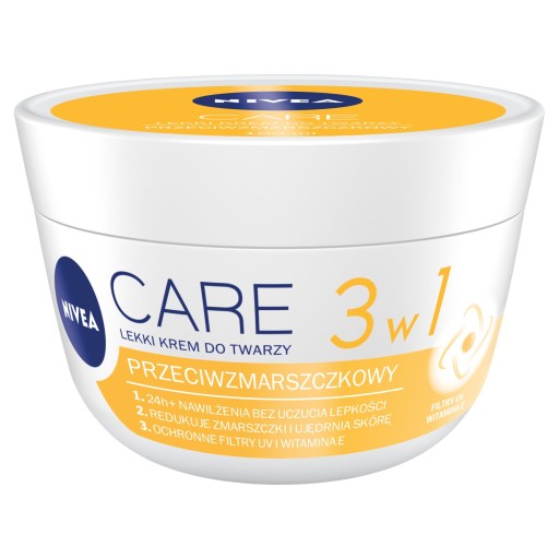 NIVEA Care krém proti vráskam 3v1 100ml