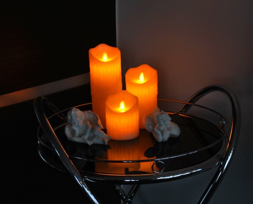 LED VLOŽKA SVIEČKY DO SVIEČKY NA BATÉRIOVÉ NAPÁJANIE 12,5CM