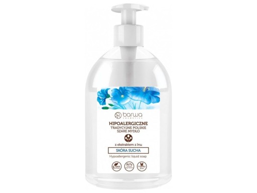 Barwa tekuté mydlo LINEN hypoalergénne 500ml