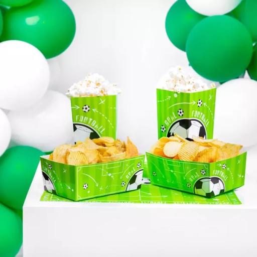 PUKOROVÉ KRABIČKY SLADKOSTI CUKROVKY COOKIES NARODENINOVÝ FUTBAL 6 kusov