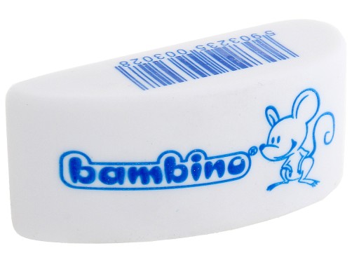 BAMBINO Guma Biela Guma MOUSE