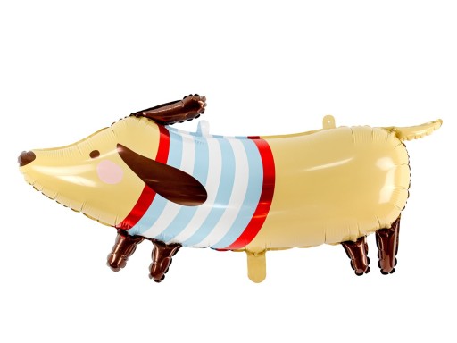Fóliový balón jazvečík - 90 x 40 cm