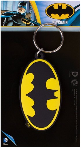 Gumená kľúčenka s logom DC Comics Batman