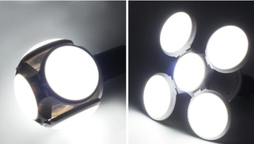 28W LED žiarovka ako futbalový luster UFO