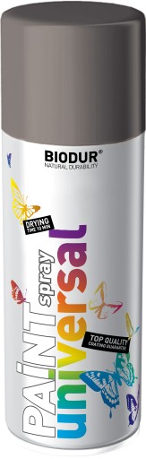 FARBA V STRIEKU MAT ČIERNA RAL 9005 400ml BIODUR