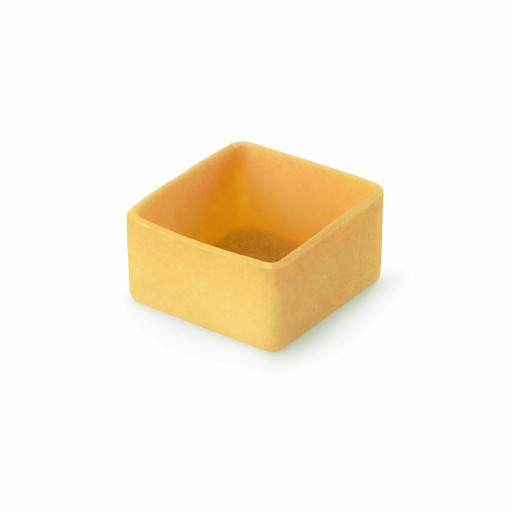 Špičkové slané tartaletky, mini štvorce, 3,3 cm, 6 ks.