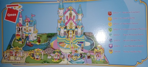 QMAN HRAD DÚHOVÝ TRÓN DOPLNKOVÝ SET 146e