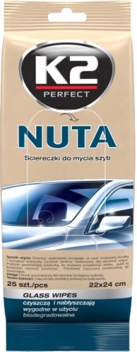 K2 NUTA Utierky na čistenie okien, balenie 25 ks