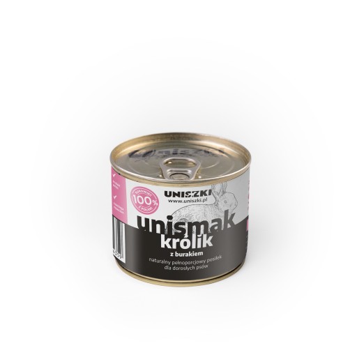 MOKRÉ KRMIVO PRE PSA UNISZKI UNIsmak KRÁLIEK s CEPOU 210 g + ZADARMO