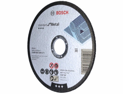 KORUNDOVÝ KOTOUČ NA KOVOVÚ OCEL 125/1,6mm BOSCH