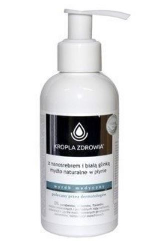 Mydlo Kropla Zdrowia s nanostriebrom a bielym ílom