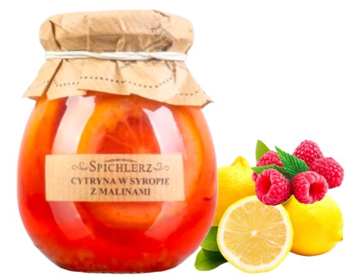 Citróny Malinový sirup 260g citróny na čaj Spichlerz Deň žien