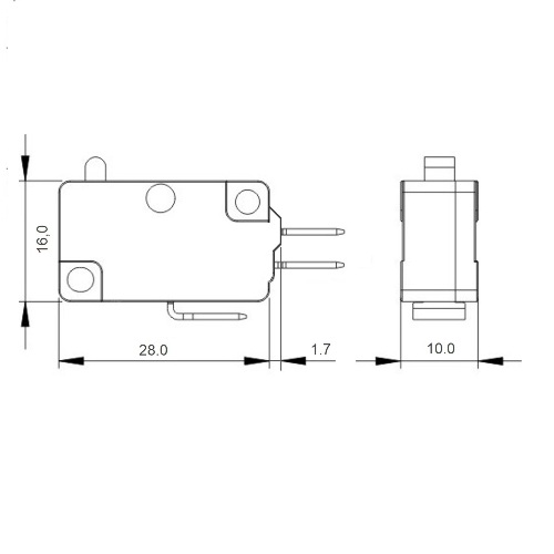 CLATRONIC Whirlpool mikrospínač 3 kontakty
