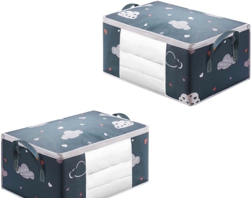 Veľký organizér Cover Box Box na posteľnú bielizeň, oblečenie, deku, XL do šatníka