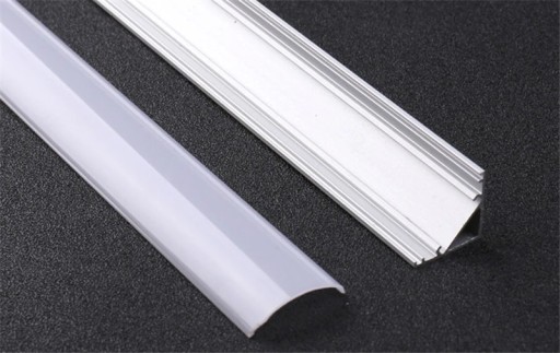 LED nábytkový pás hliníkové uhlové svietidlo 100cm 12V STUDENÁ BIELA