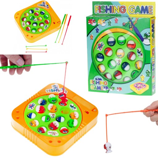 RODINNÁ ZRUČNOSTNÁ HRA RYBÁRSKE Prúty Magneticky točivé