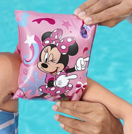 Náramky na učenie plávania Minnie Mouse pre deti