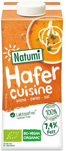 VEGE BIO ovsený krém 200ml - Natumi