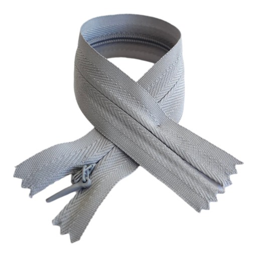 Zips ŠPIRÁLA VNÚTORNÁ 20cm PÁSKA SIVÁ