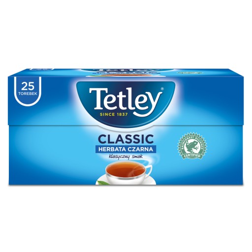 Čierny čaj v sáčkoch Tetley Classic 50 ks