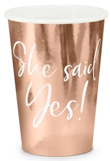 Povedala áno hen party cups, 6 kusov