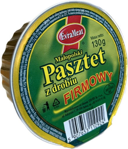 MAŁOPOLSKÁ HYDINÁ PAŠTÁTA 130 G EVRAMEAT