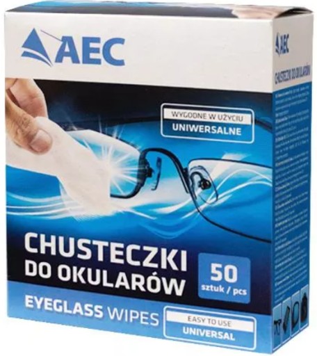 AEC - Utierky na čistenie okuliarov 50 ks.