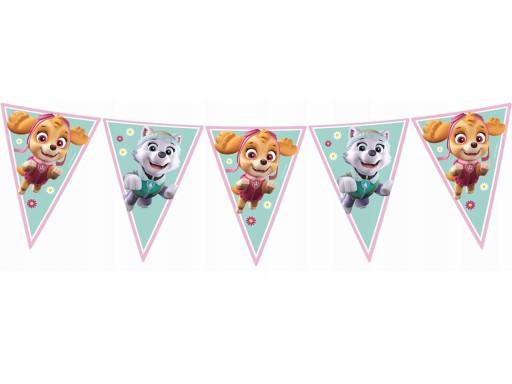 NARODENINOVÁ GARLANDA PAW PATROL VLAJKA PANAN 230cm