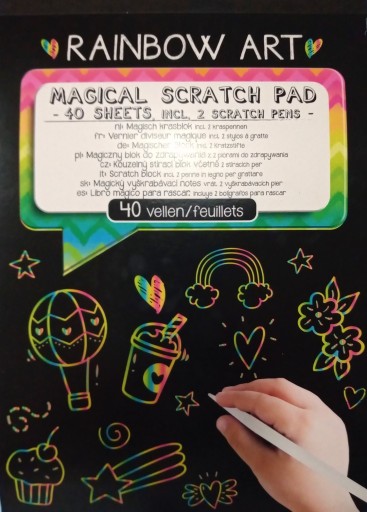 Magický stierací zošit A5