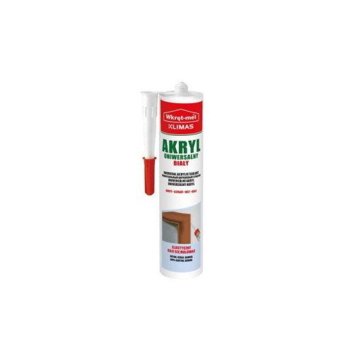 Univerzálny akryl WHITE 310ml WkrętMet