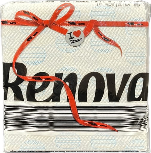 Papierové obrúsky Renova Red Label Deco 70 ks