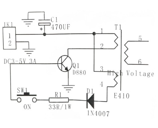 DIY generátor vysokého napätia elektrického oblúka
