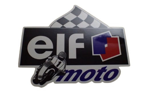 NÁLEPKA ELF MOTO NÁLEPKA 10,2 x 8,5 cm