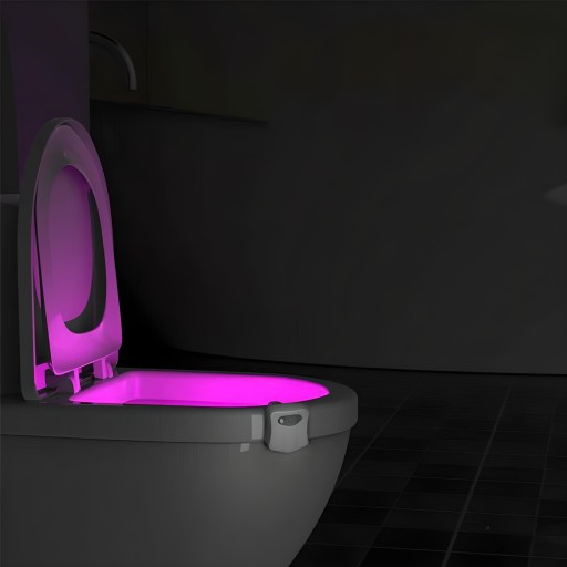LED LAMPA PRE WC, SENZOR POHYBU A SVETLA