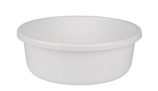 MISKA KUCHYŇSKÁ KÚPEĽŇOVÁ 9L 36cm BIELA okrúhla