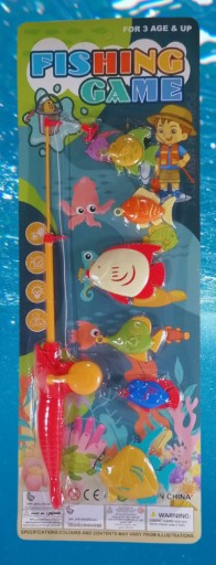 RYBÁRSKA HRA rybársky prút MAGNET HOOK ryba