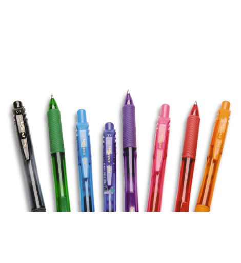 Modré guľôčkové pero Energel 0,7 mm BL107 Pentel