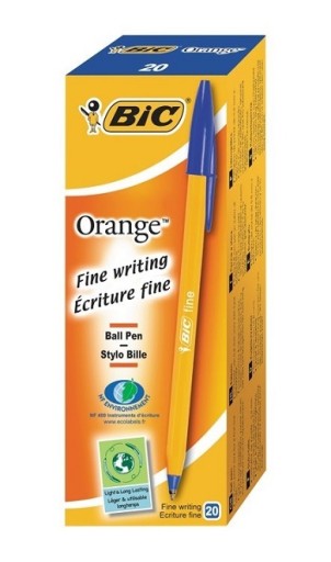 BIC ORANŽOVÝ BALLPOINT modrý