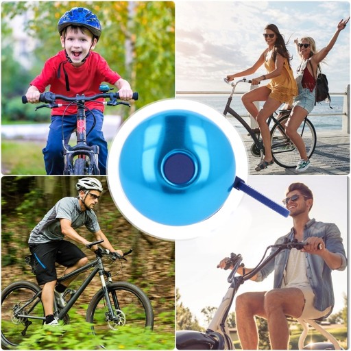 V4 VEĽKÝ FAREBNÝ BICYKEL BELL METAL LOUD BIKE