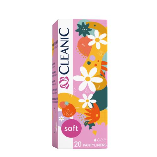 CLEANIC SOFT Dámske hygienické vložky 20 ks
