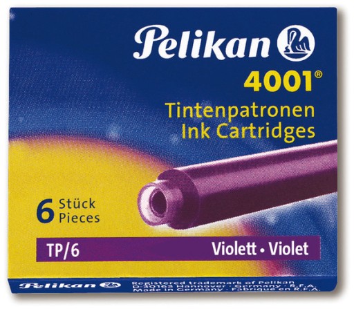 NÁPLŇKY do PEN, atrament, liekovka. 6 KUSOV pre Kaligrafiu Pelikan INTENSIVE