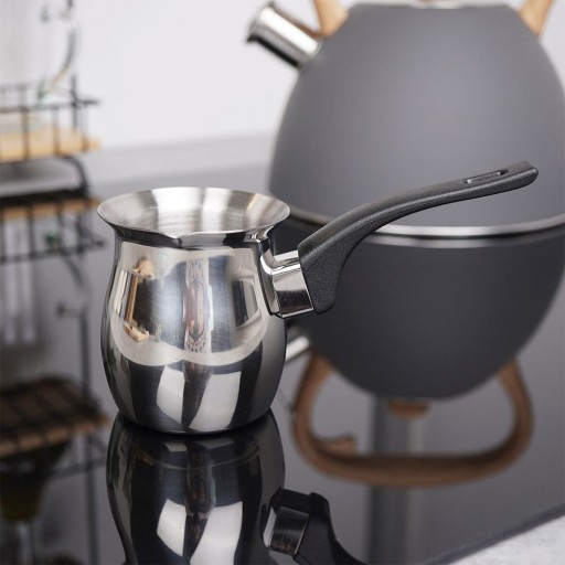 OCELOVÝ téglik na varenie tureckej kávy 200ml ACER