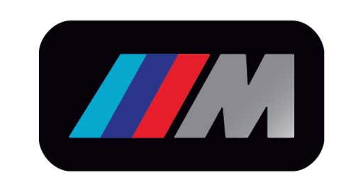 1x nálepka s logom BMW M-Power 3D odznak na ráfikoch volant chróm 17x9 mm