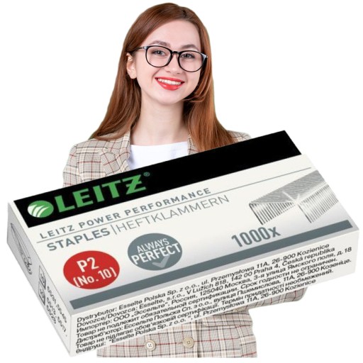 Kancelárske sponky Leitz, SPOĽAHLIVÉ, 1000 ks
