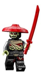 njo798 LEGO Ninjago Bone Guard figúrka + katana