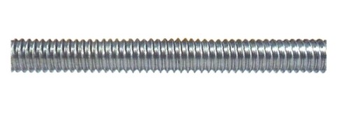 ZÁVITOVÁ TYČ ČEP M 18 POZINKOVANÁ 1000 mm. Skrutková spojka M18 DIN 976/975